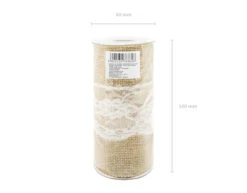 Stoeldecoratie Jute 2,75m -Feestartikelen Winkel stoeldecoratie jute 275m 5