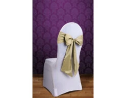 Stoelstrikken Goud 2,75m 10st -Feestartikelen Winkel stoelstrikken goud 275m 10st 2