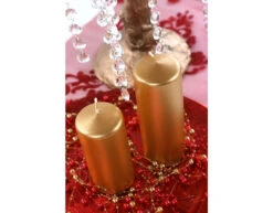 Stompkaars Goud Metallic 12cm 6st -Feestartikelen Winkel stompkaars goud metallic 12cm 6st 3