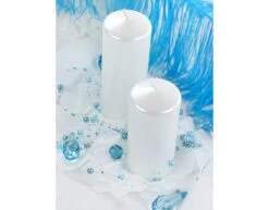 Stompkaars Parelmoer Metallic 12cm 6st -Feestartikelen Winkel stompkaars parelmoer metallic 12cm 6st 3