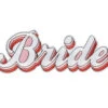 Strijk Embleem Bride 22cm -Feestartikelen Winkel strijk embleem bride 22cm