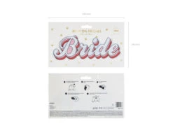 Strijk Embleem Bride 22cm -Feestartikelen Winkel strijk embleem bride 22cm 4