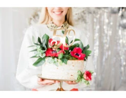 Taarttopper 50 Jaar Goud 20,5cm -Feestartikelen Winkel taarttopper 50 jaar goud 205cm 1