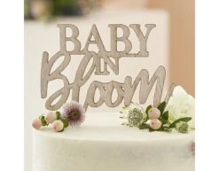 Taarttopper Baby In Bloom 19,5cm -Feestartikelen Winkel taarttopper baby in bloom 195cm 1