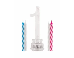 Taarttopper Cijfer 1 Verlichting 13cm 5 Delig