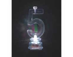 Taarttopper Cijfer 5 Verlichting 13cm 5 Delig -Feestartikelen Winkel taarttopper cijfer 5 verlichting 13cm 5 delig 1