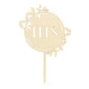 Taarttopper Communnie IHS Hout 23cm -Feestartikelen Winkel taarttopper communnie ihs hout 23cm