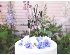 Taarttopper Happy Birthday Zilver 25,5cm -Feestartikelen Winkel taarttopper happy birthday zilver 255cm 3