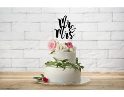 Taarttopper Happy Birthday Zwart 25,5cm -Feestartikelen Winkel taarttopper happy birthday zwart 255cm 2