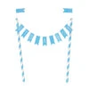 Taarttopper It's A Girl Blauw 5cm -Feestartikelen Winkel taarttopper its a girl blauw 5cm