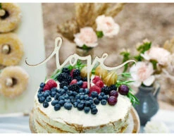 Taarttopper Love Hout 16cm -Feestartikelen Winkel taarttopper love hout 16cm 2