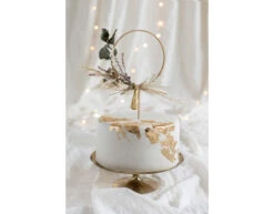 Taarttopper Ring Hout 24,5cm -Feestartikelen Winkel taarttopper ring hout 245cm 2