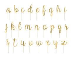 Taarttoppers Alfabet 12cm 53st -Feestartikelen Winkel taarttoppers alfabet 12cm 53st 1