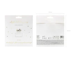 Taarttoppers Alfabet 12cm 53st -Feestartikelen Winkel taarttoppers alfabet 12cm 53st 2