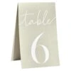 Table Numbers Wooden Easel With Card Numbers -Feestartikelen Winkel table numbers wooden easel with card numbers