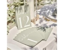 Table Numbers Wooden Easel With Card Numbers -Feestartikelen Winkel table numbers wooden easel with card numbers 2