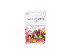 Tafelconfetti 20 Jaar Gekleurd -Feestartikelen Winkel tafelconfetti 20 jaar gekleurd 1