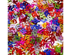 Tafelconfetti 21 Jaar Gekleurd