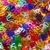Tafelconfetti 50 Jaar Gekleurd -Feestartikelen Winkel tafelconfetti 50 jaar gekleurd