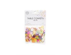 Tafelconfetti 70 Jaar Gekleurd -Feestartikelen Winkel tafelconfetti 70 jaar gekleurd 1