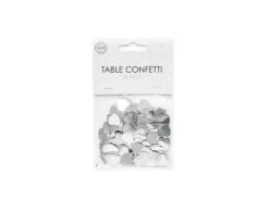 Tafelconfetti Hartjes Zilver -Feestartikelen Winkel tafelconfetti hartjes zilver 1