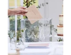 Tafeldecoratie Kaarten Box 25cm -Feestartikelen Winkel tafeldecoratie kaarten box 25cm 1