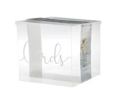 Tafeldecoratie Kaarten Box 25cm -Feestartikelen Winkel tafeldecoratie kaarten box 25cm 2