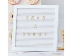 Tafeldecoratie Letterbord 25cm -Feestartikelen Winkel tafeldecoratie letterbord 25cm 2