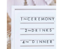 Tafeldecoratie Letterbord 44cm -Feestartikelen Winkel tafeldecoratie letterbord 44cm 1