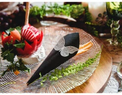 Tafeldecoratie Vlinder Papier Wit 6,5cm 10st -Feestartikelen Winkel tafeldecoratie vlinder papier wit 65cm 10st 4