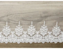 Tafelloper Kant Wit 45cm 9m -Feestartikelen Winkel tafelloper kant wit 45cm 9m 2