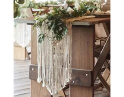 Tafelloper Macrame 2m -Feestartikelen Winkel tafelloper macrame 2m 2
