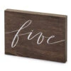 Tafelnummer Five 18cm -Feestartikelen Winkel tafelnummer five 18cm