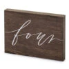 Tafelnummer Four 18cm -Feestartikelen Winkel tafelnummer four 18cm