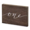Tafelnummer One 18cm 1 Tafelnummer One 18cm -Feestartikelen Winkel tafelnummer one 18cm