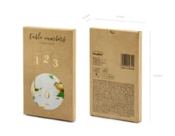 Tafelnummers Gouden Cijfers 12cm 20st -Feestartikelen Winkel tafelnummers gouden cijfers 12cm 20st 2