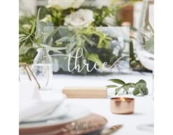 Tafelnummers Hout 17cm 12st 6 Tafelnummers Hout 17cm 12st -Feestartikelen Winkel tafelnummers hout 17cm 12st 1