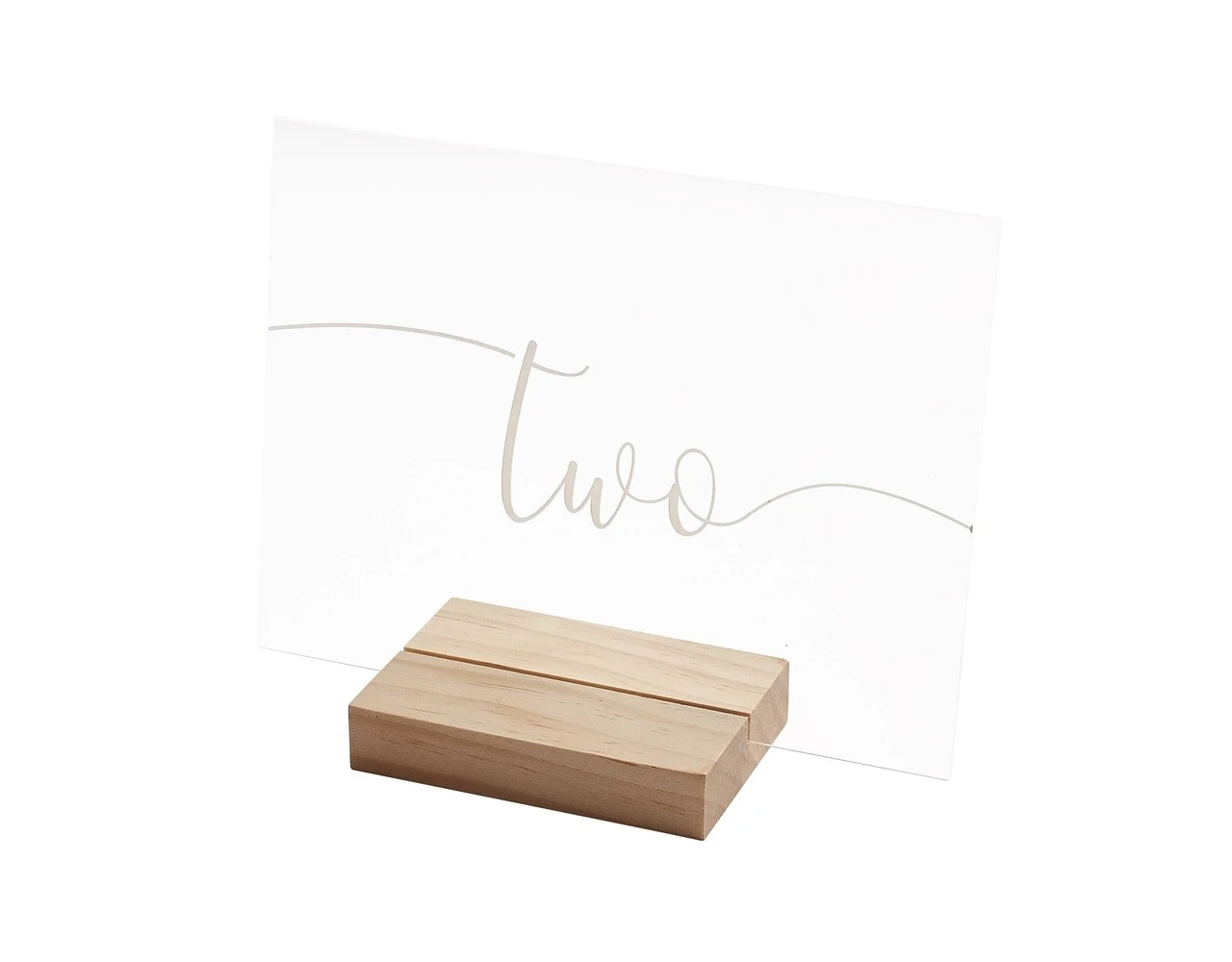 Tafelnummers Hout 17cm 12st 3 Tafelnummers Hout 17cm 12st