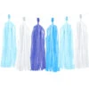 Tassel Slinger Blauw 2m -Feestartikelen Winkel tassel slinger blauw 2m