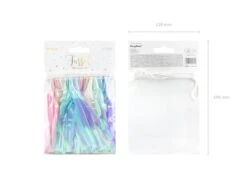 Tassel Slinger Gekleurd Parelmoer 1,2m -Feestartikelen Winkel tassel slinger gekleurd parelmoer 12m 4