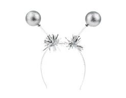 Tiara Glitterballen Zilver -Feestartikelen Winkel tiara glitterballen zilver 1