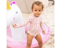 Transparant Unicorn Swimring 104cm -Feestartikelen Winkel transparant unicorn swimring 104cm 3