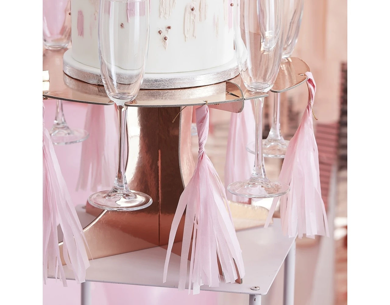 Treat Stand Cake And Drink Stand With Tassels 5 Treat Stand Cake And Drink Stand With Tassels - Afbeelding 3
