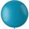 Turquoise Ballon Calm Turquoise 80cm -Feestartikelen Winkel turquoise ballon calm turquoise 80cm