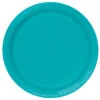 Turquoise Borden 18cm 20st -Feestartikelen Winkel turquoise borden 18cm 20st