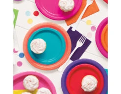 Turquoise Borden Rond 17,5cm 8st -Feestartikelen Winkel turquoise borden rond 175cm 8st 1