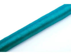 Turquoise Organza Stof 36cm 9m -Feestartikelen Winkel turquoise organza stof 36cm 9m 2