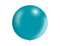 Turquoise Reuze Ballon Metallic 60cm
