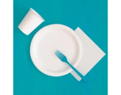 Turquoise Tafelkleed Compact 2,74m -Feestartikelen Winkel turquoise tafelkleed compact 274m 1