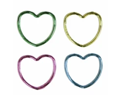 Uitdeelcadeautjes Armbanden Hart 7cm 12st